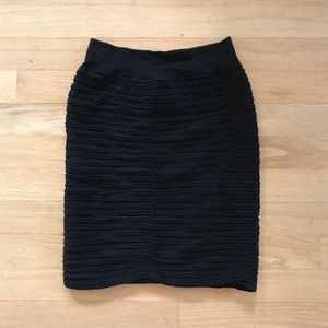 Black Bodycon Pencil Skirt
